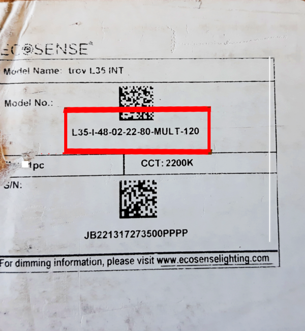 EcoSense Trov L35 Flip to Flat 47" Beam Light - Energy Efficient, Indoor Use - Image 7