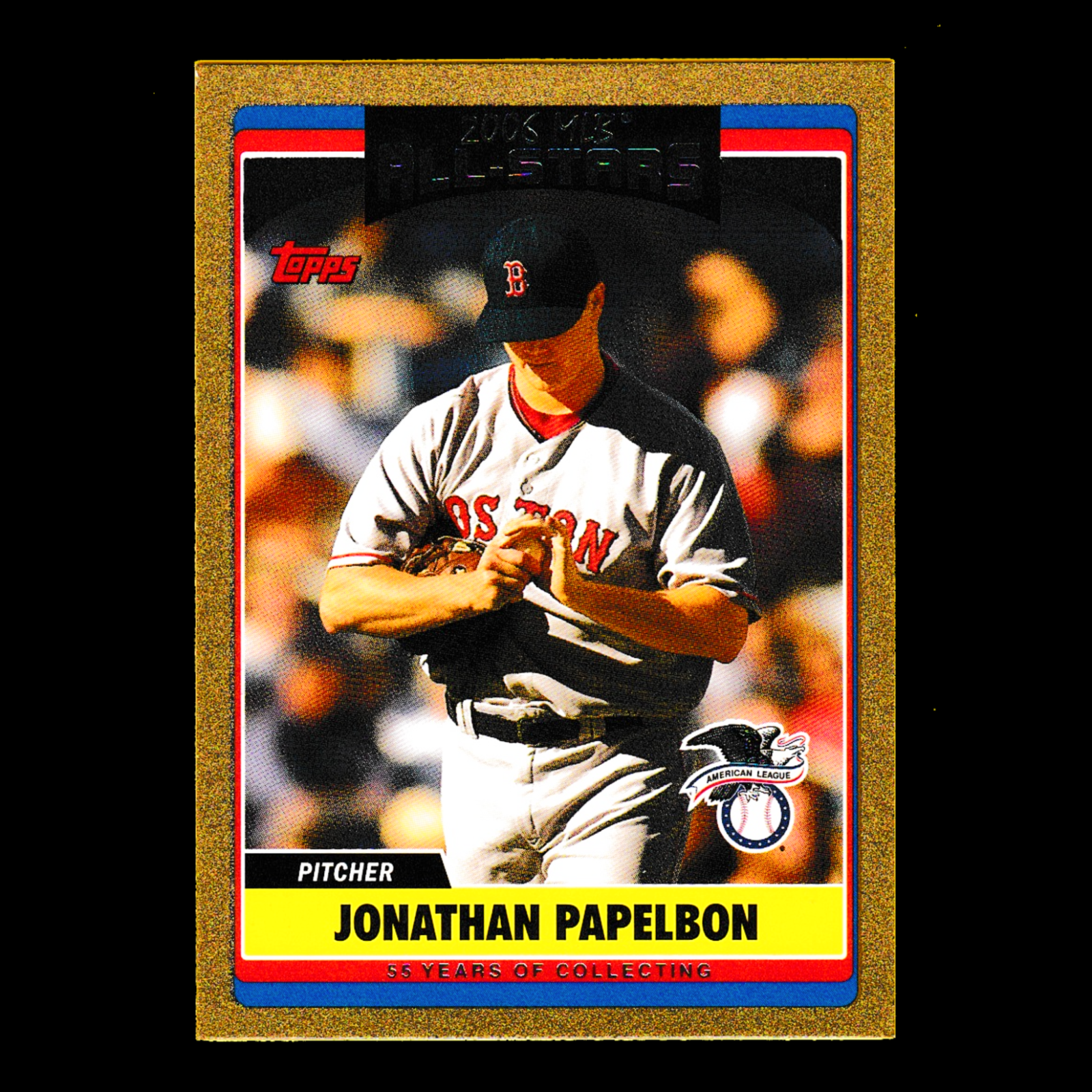 2006 Topps Update #UH279 Jonathan Papelbon - Gold Parallel (#995/2006) - Boston