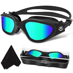 WIN.MAX Anti-Fog Polarized Swimming Goggles - Clear Vision for Adults & Teens