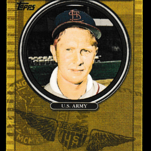 2007 Topps DS24 Red Schoendienst HOF - Distinguished Service Army - Cardinals