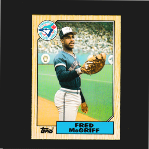 1987 Topps Traded 74T Fred McGriff - Rookie Card (RC) - Toronto Blue Jays