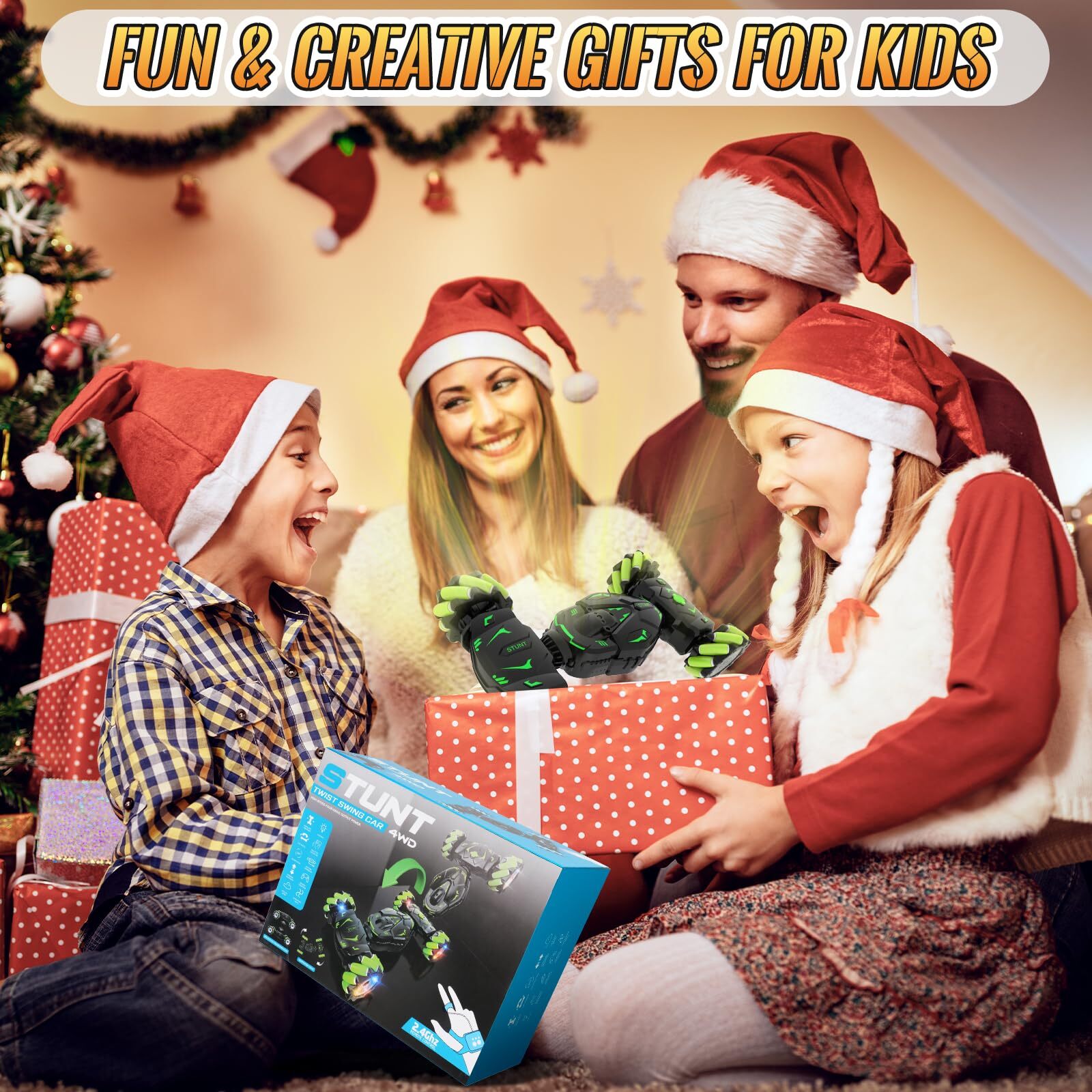 Advanced Gesture RC Car: 360° Stunts, Music, and Lights-Perfect for Boys & Girls - Image 2