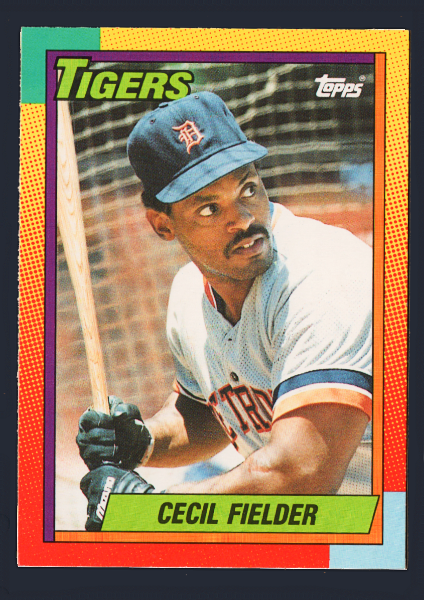 Vintage 1990 Topps Traded #31T- Cecil Fielder Breakout HR Season- Detroit Tigers