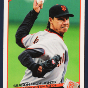 2009 Topps Update UH130 - Randy Johnson's 'Milestone 300th Win' - SF Giants