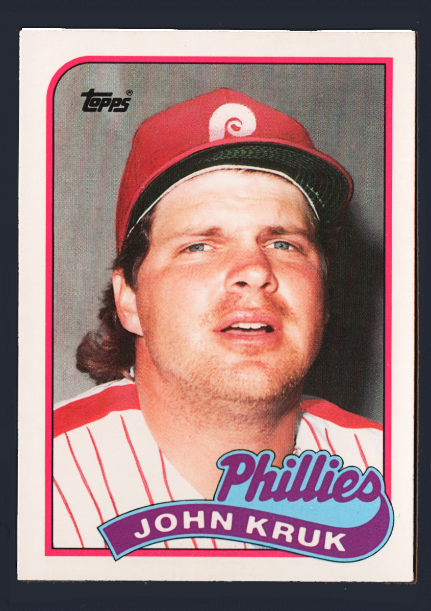 Vintage 1987 Topps Traded #63T - John Kruk Rookie Card - Philadelphia Phillies