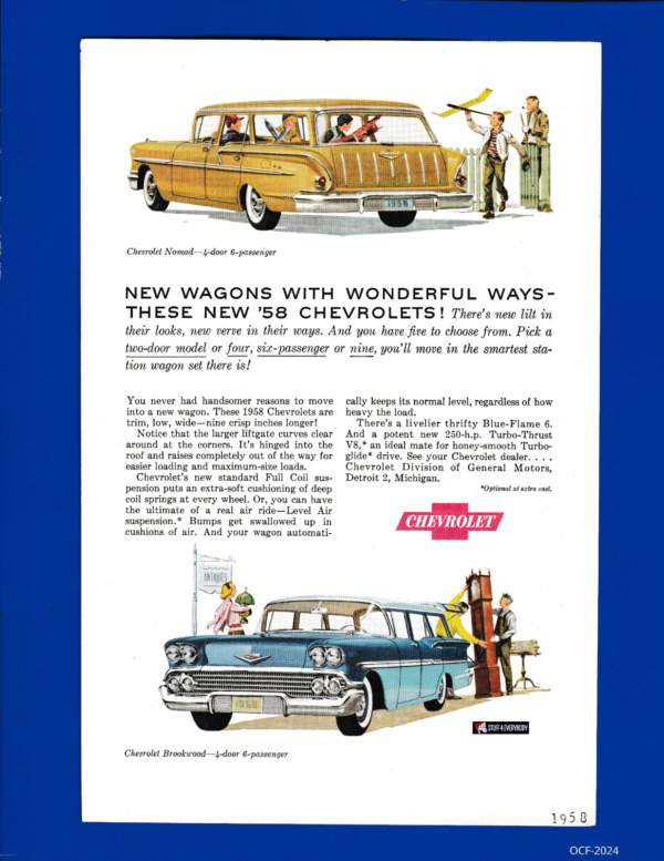 Chevy’s ’58 Nomad & wagons balance beauty with utility