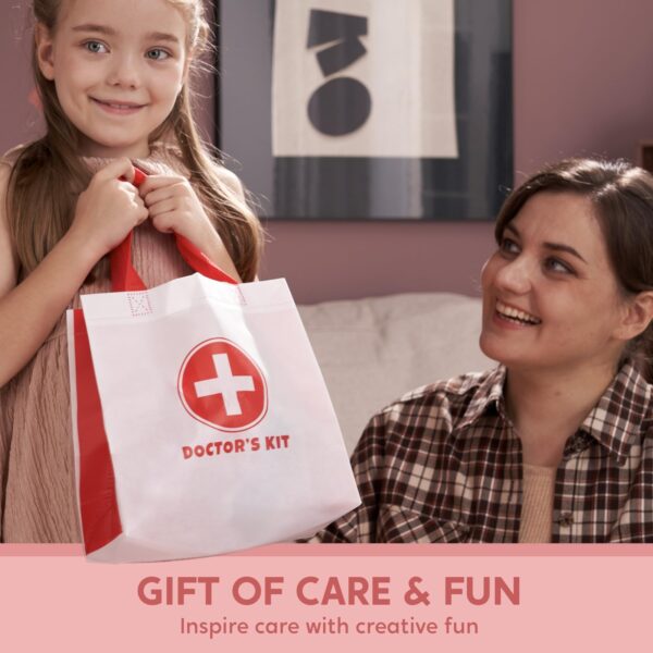 Doctor Play Kit for Kids - 22 PCS Veterinarian Playset for Toddlers 3-6 Years - Image 2