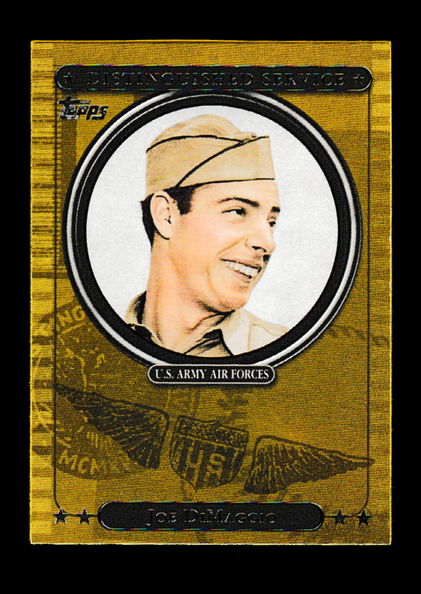 2007 Topps DS22 Joe DiMaggio - Distinguished Services Army Air Forces -Yankees