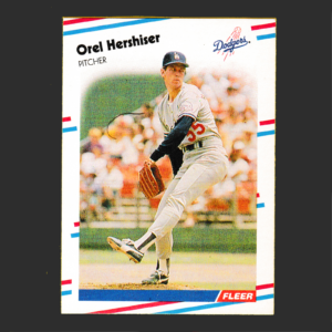 1988 Fleer 518 Orel Hershiser - Los Angeles Dodgers