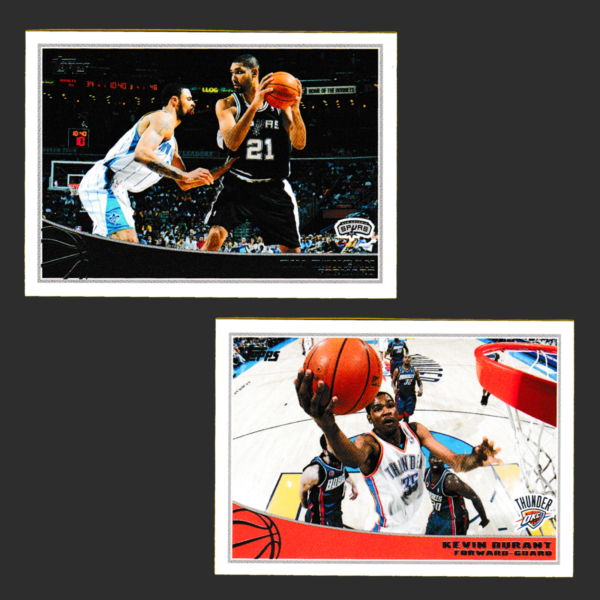 2009 Topps - Kevin Durant & Tim Duncan Cards Rising Star Collection