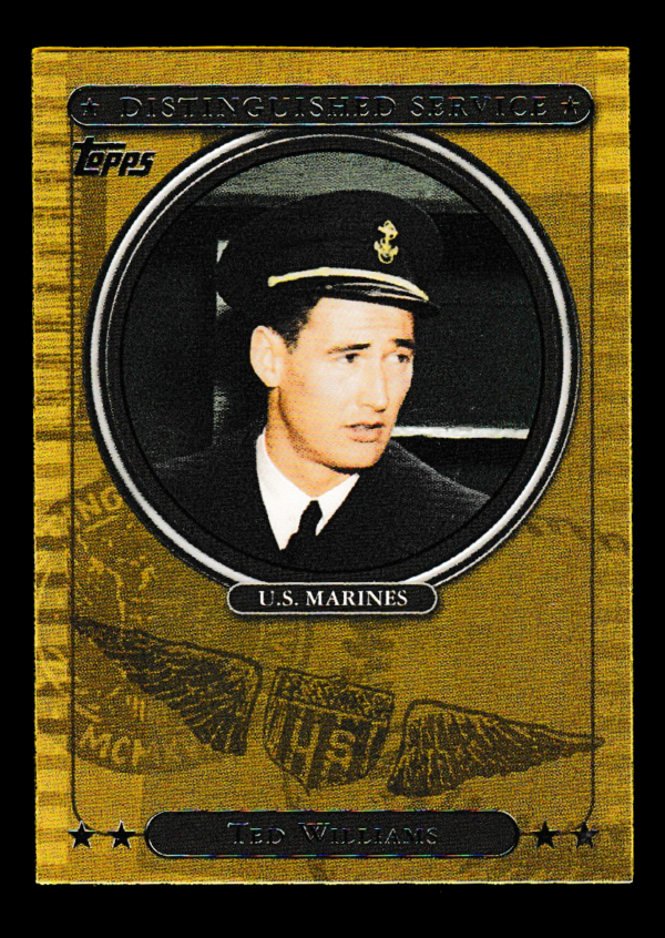 2007 Topps DS25 Ted Williams - Distinguished Service US Navy - Boston Red Sox