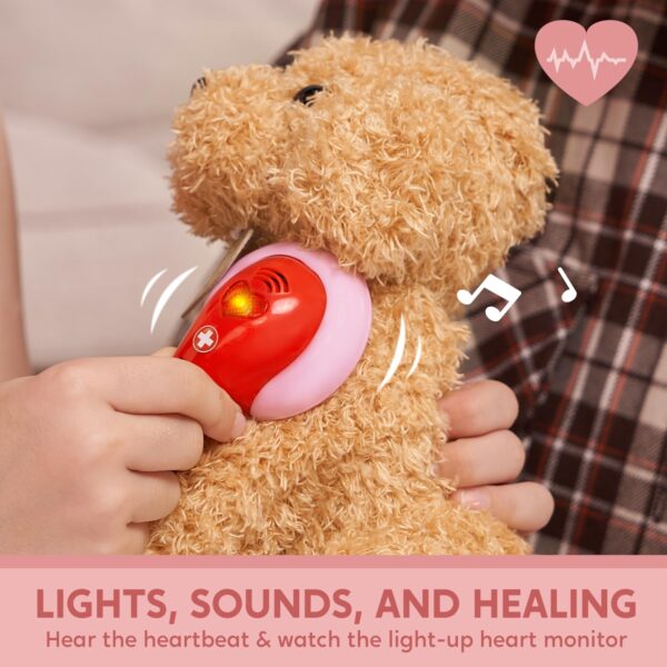 Doctor Play Kit for Kids - 22 PCS Veterinarian Playset for Toddlers 3-6 Years - Image 7