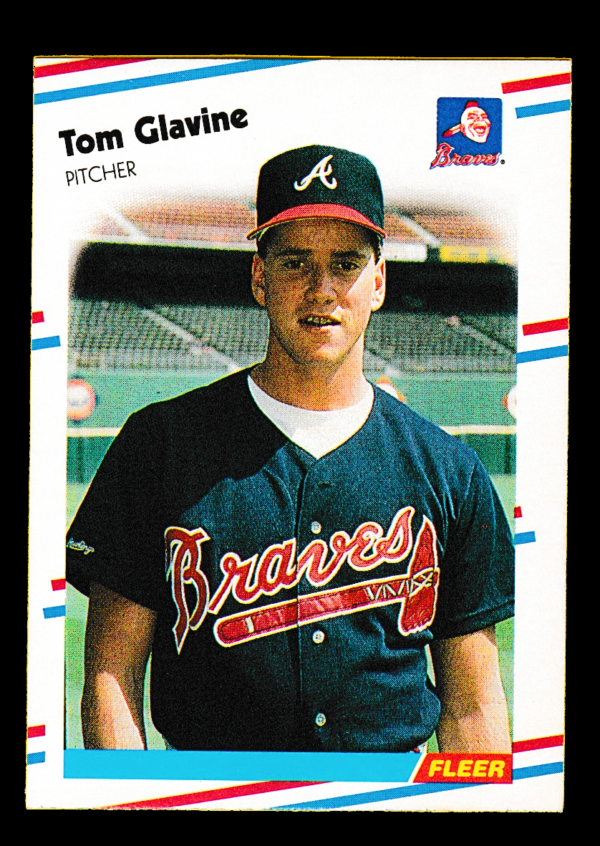 1987 Fleer 539 Tom Glavine - Rookie Atlanta Braves