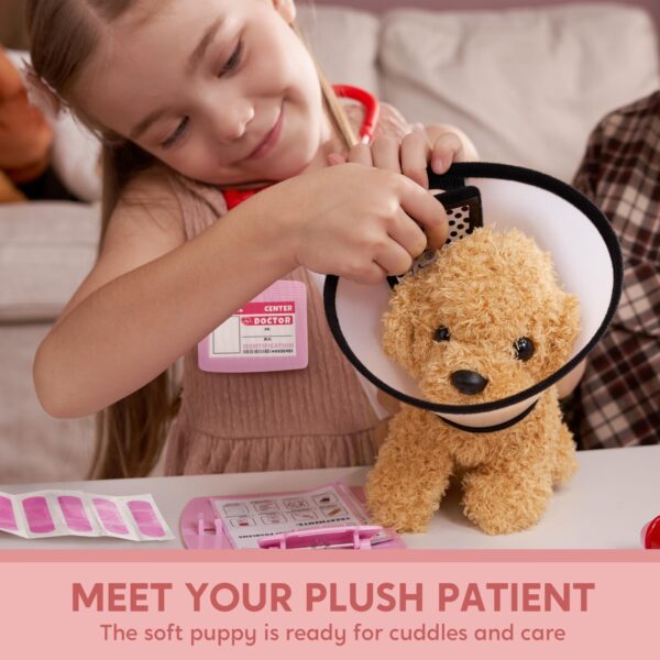 Doctor Play Kit for Kids - 22 PCS Veterinarian Playset for Toddlers 3-6 Years - Image 8