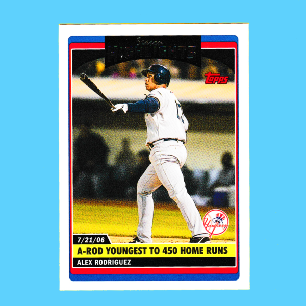 2006 Topps Update - Alex Rodriguez (#UH171) – New York Yankees