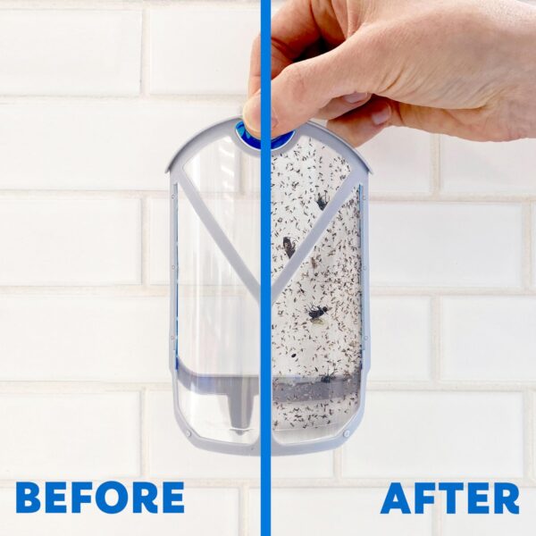 Zevo Dual-Pack Flying Insect Trap – Includes 2 Bases & Cartridges - Image 2