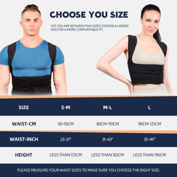 Adjustable AOFIT Back Brace for Men & Women - Relieve Back Pain, Improve Posture - Image 7