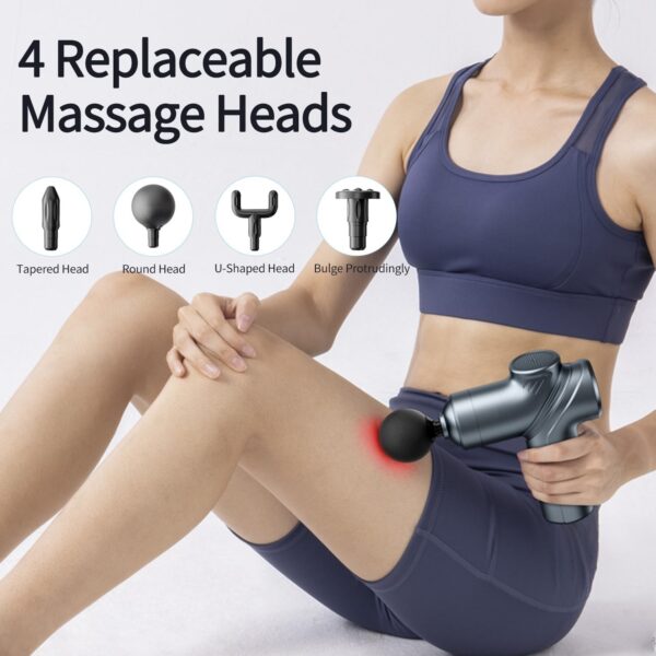 Massage Gun Deep Tissue, Silent Brushless Motor and Portable Massage Muscle Tool - Image 4