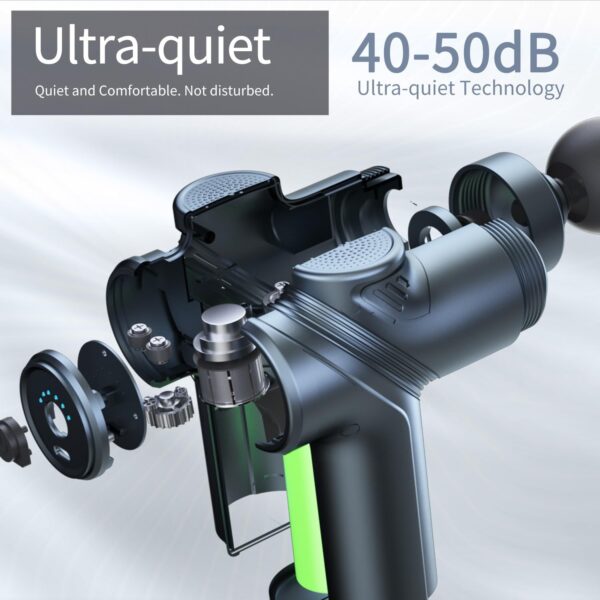 Massage Gun Deep Tissue, Silent Brushless Motor and Portable Massage Muscle Tool - Image 7