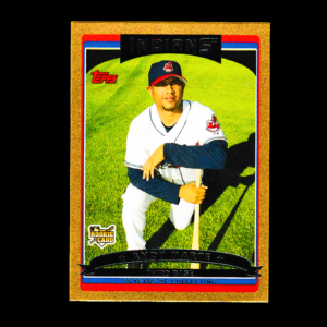 2006 Topps UH160 Andy Marte Rookie Card - Gold Parallel (#1295/2006) - Guardians