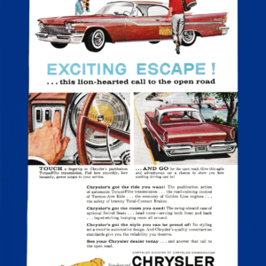 1959 Chrysler 2-Door Hardtop- This Lion-Hearted Call to the Open Road