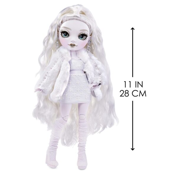Rainbow High Natasha Zima Grayscale Fashion Doll with 2 Outfits Accessories,... - Image 3