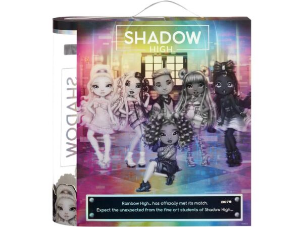 Rainbow High Natasha Zima Grayscale Fashion Doll with 2 Outfits Accessories,... - Image 9