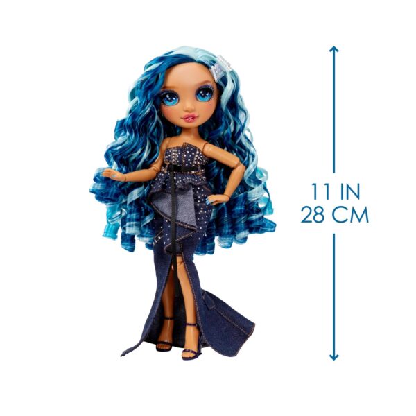 Rainbow High Fantastic Fashion Skyler Bradshaw - Blue 11” Fashion Doll & Playset - Image 5