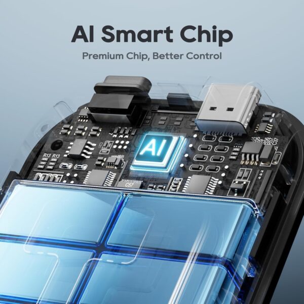 AI Hand Warmers Rechargeable 2 Pack, 3 Heat Levels (104–121°F), Battery Display - Image 3