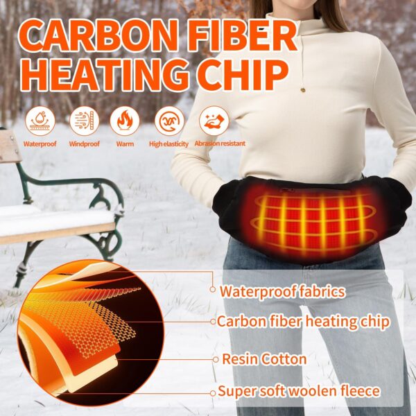 3-Speed Heated Hand Muffs with Premium Insulation – Perfect Winter Warmth - Image 3